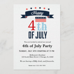 4th of July Invitation