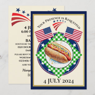 4th of July  Invitation