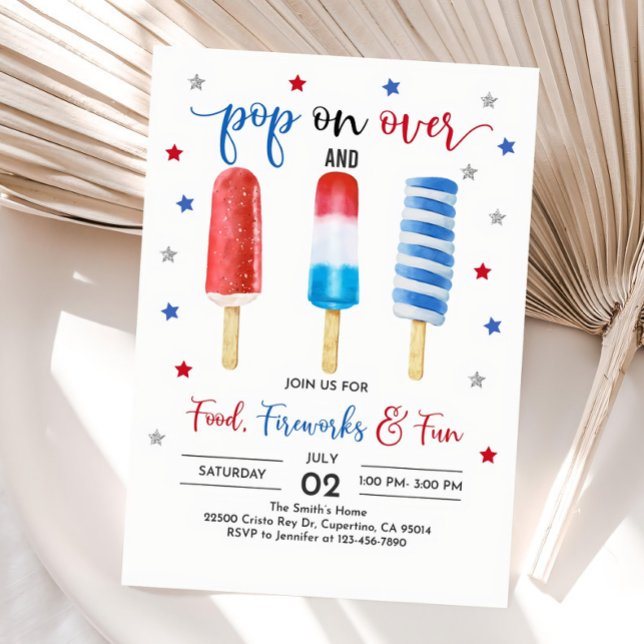 4th of July Invitation Independence Day party Invi (Creator Uploaded)