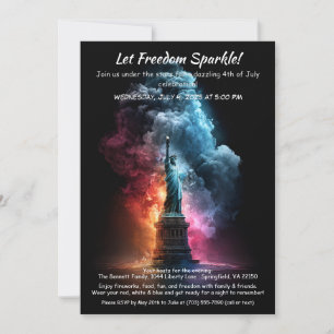 4th of July Invitation – Statue of Liberty 
