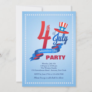 4th of July Invitations