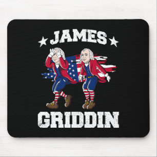 4th Of July James Madison Griddy James Griddin 1 Mouse Mat