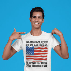 4TH OF JULY KNOW WHICH RESTROOM TO USE T-Shirt