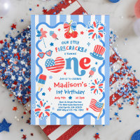 4th Of July Little Firecracker 1st Birthday Party