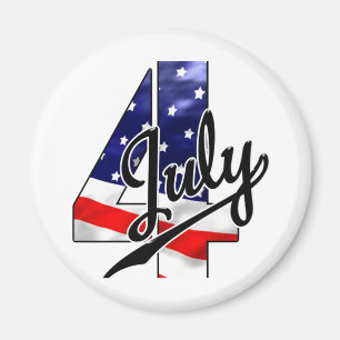 4th of July Magnet