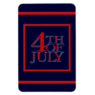 4th of July - Magnet