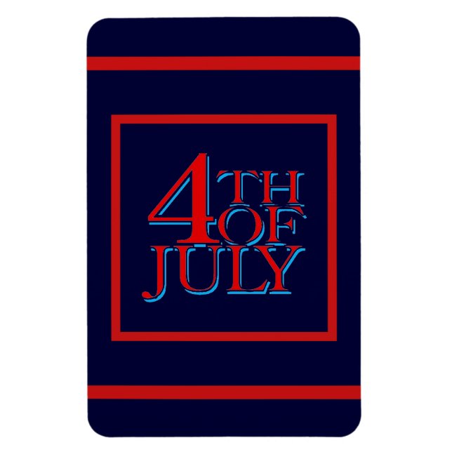 4th of July - Magnet (Vertical)