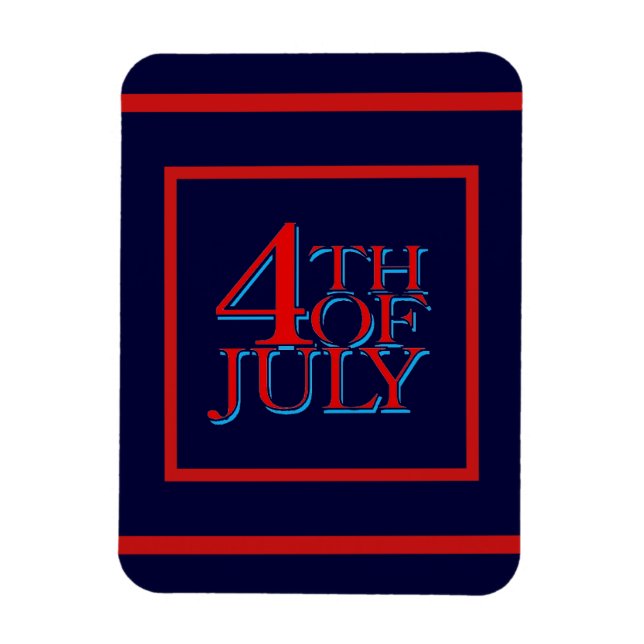 4th of July - Magnet (Vertical)