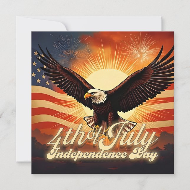4th of July – Majestic Eagle & Fireworks Tribute🦅 (Front)