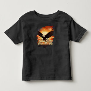 4th of July – Majestic Eagle & Fireworks Tribute🦅 Toddler T-Shirt