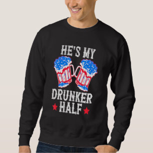 4th Of July Matching Couple Shirts Hes Is My Drunk