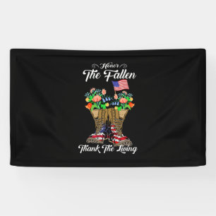4th Of July Memorial Day Veteran Honour Banner