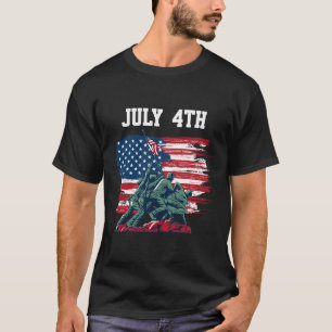 4th Of July Men Usa American Flag Boys Independenc T-Shirt