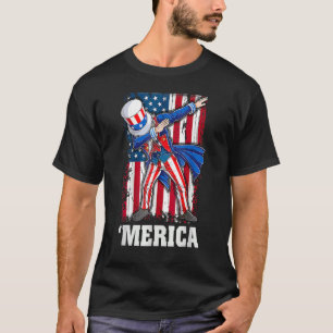 4th Of July  Merica Dabbing Uncle Sam American Usa T-Shirt