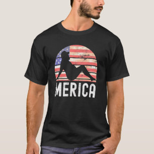 4th Of July Merica Fat Party  Drinking Adult Joke T-Shirt