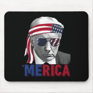 4th Of July merica Trump American Flag Usa Mouse Mat