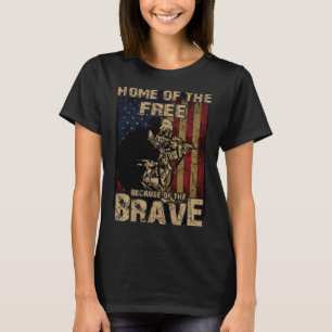 4th of July Military Home of the Free because of t T-Shirt