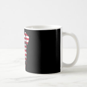 4th of July Miniature Schnauzer Dog AAAmerican Coffee Mug