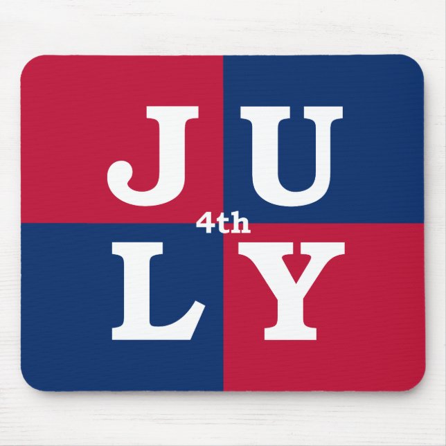 4th of July Mouse Mat (Front)
