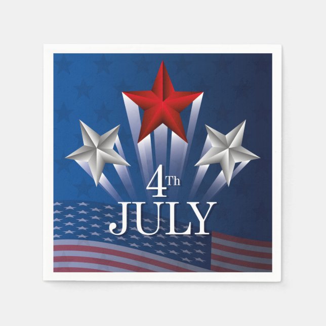 4th of July Napkin (Front)