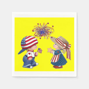 4Th of July Paper Napkins