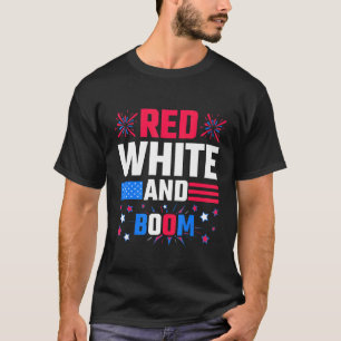 4th Of July Parade Light The Fireworks Red White A T-Shirt