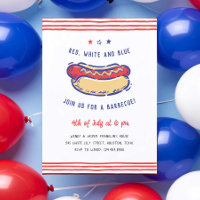 4th of July Party BBQ Quirky Hand-Drawn