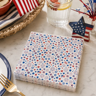 4th of July Party Cups Napkin
