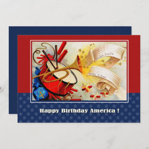 4th of July Party   Event Vintage Design Invitation