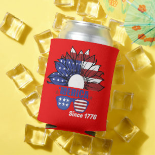4th of july party favor id,ependence day party  can cooler