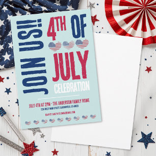4th Of July Party Invitation