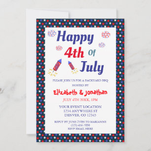 4th of July Party Invitation