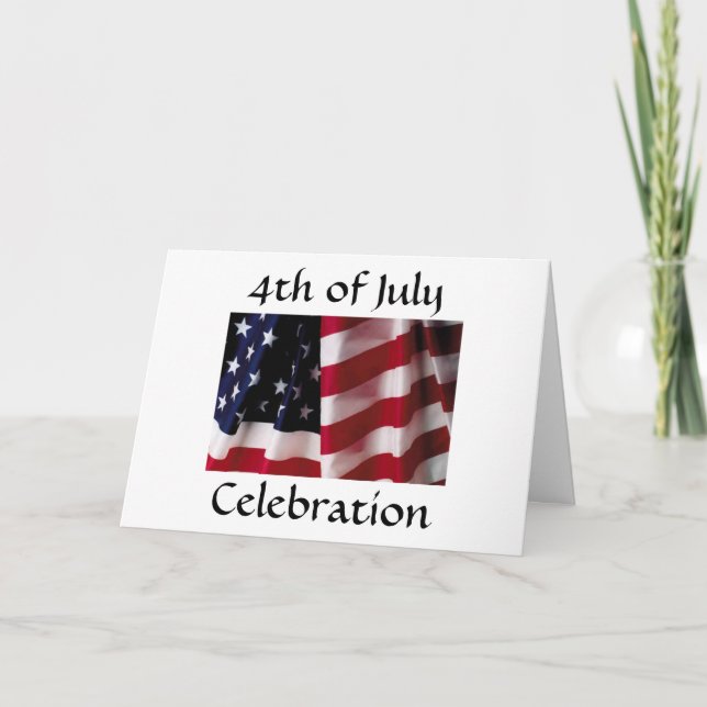 4th of July Party Invitation Template (Front)