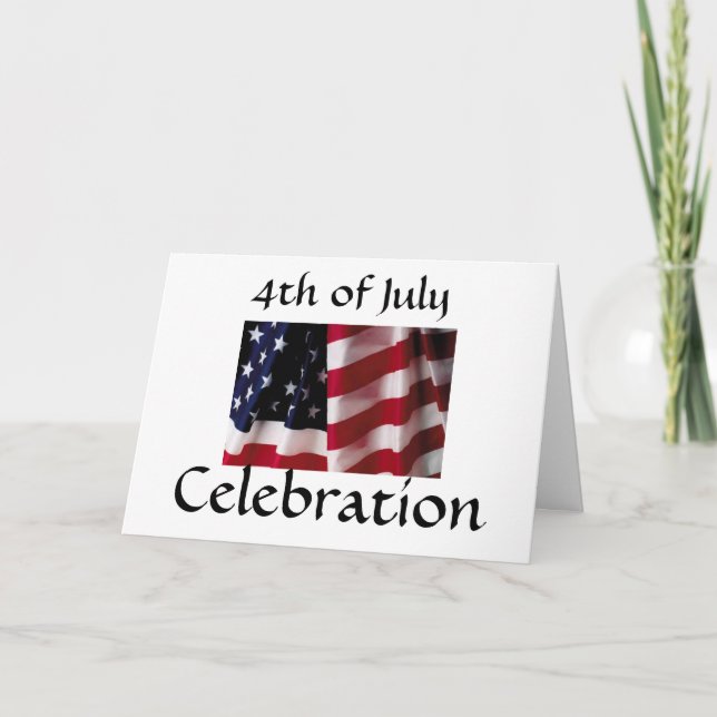 4th of July Party Invitation Template (Front)