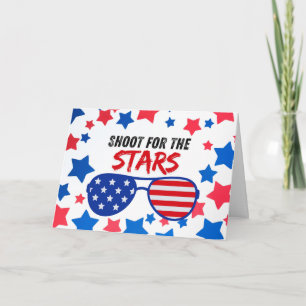 4th of July Party Invitation with Sunglasses