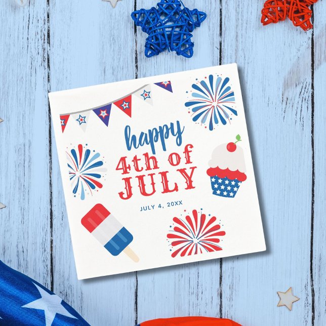 4th of July Party Napkin (Creator Uploaded)
