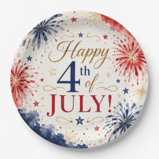 4th of July Party Plate