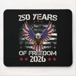 4th Of July Patriotic 250th Anniversary 250 Years Mouse Mat