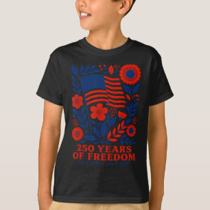 4th Of July Patriotic 250th Anniversary 250 Years T-Shirt