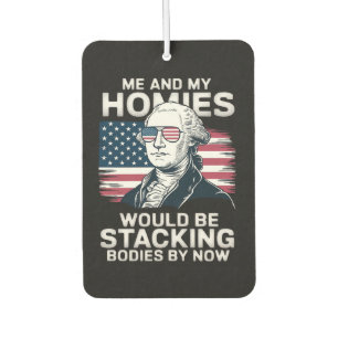 4th of July Patriotic American Car Air Freshener