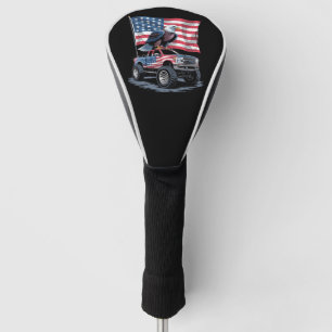 4th of July Patriotic American Flag Eagle USA Golf Head Cover