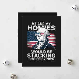 4th of July Patriotic American Holiday Card