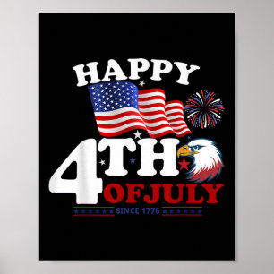 4th Of July Patriotic, American Independence Day,  Poster