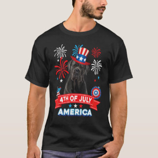 4th Of July Patriotic Day Cane Corso Dog Independe T-Shirt