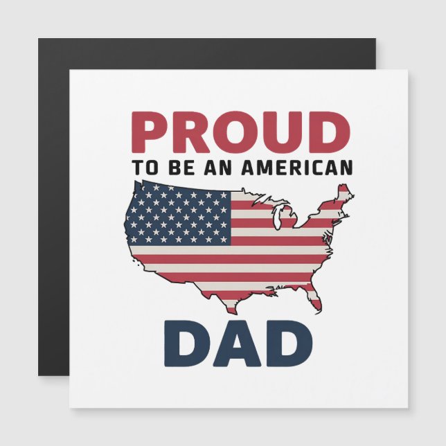 4th of July Patriotic Father's Day  (Front/Back)