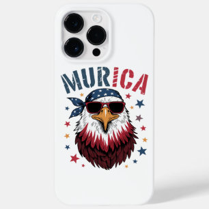 4th of July Patriotic Funny Eagle USA Case-Mate iPhone 14 Pro Max Case