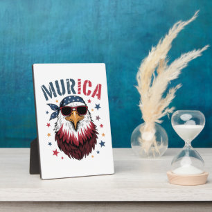 4th of July Patriotic Funny Eagle USA Plaque