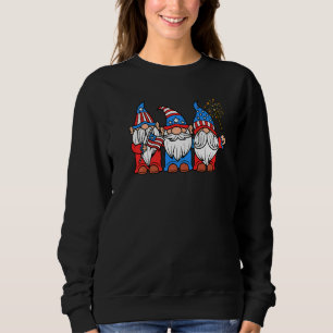 4th Of July Patriotic Gnomes Usa Pride American F Sweatshirt