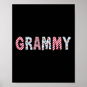 4th Of July Patriotic Grammy Independence Day Amer Poster