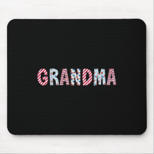 4th Of July Patriotic Grandma Independence Day Ame Mouse Mat